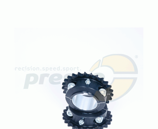 Bild 2 - sprocket aluminium-ergal  type 428   50 mm   teeth: 25