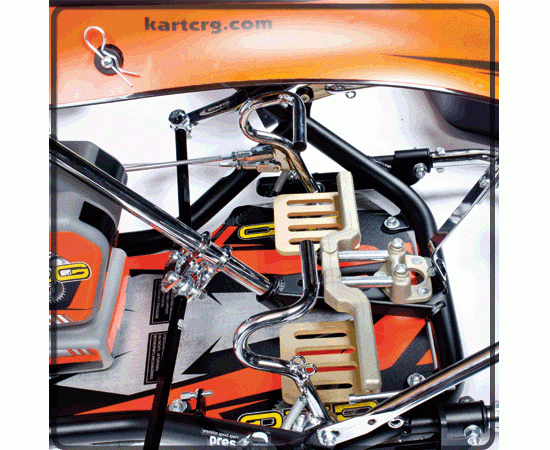 back control kit for pedals CRG Mini Kart ''BLACK MIRROR'' prespo kart -  kartsport