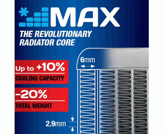 Bild 4 - radiator New-Line  CORSA MAX2 LIGHT size: 275x430x35mm
