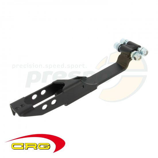 Bild 2 - back control aluminium pedal  CRG  (brake side) - black anodized