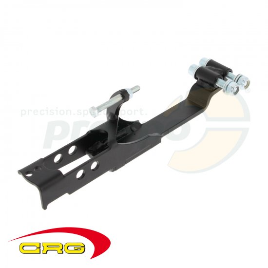 Bild 2 - back control aluminium pedal  CRG  (accelerator side) - black anodized