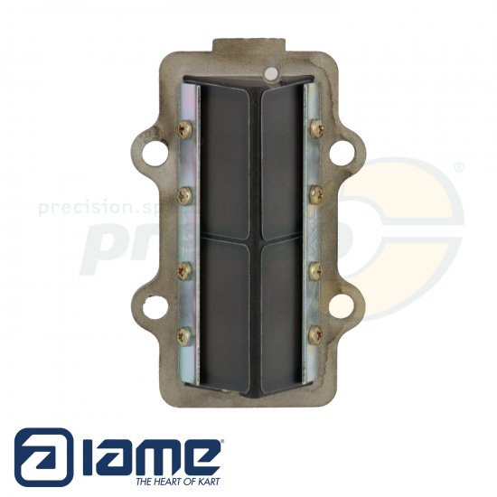 Bild 3 - No. 174A Reed Valve Cage included Fiberglass Reeds - IAME X30