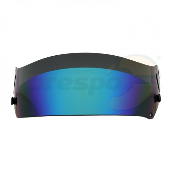 Bild 2 - visor for  helmet ARAI      type: serie-6    blue mirror effect