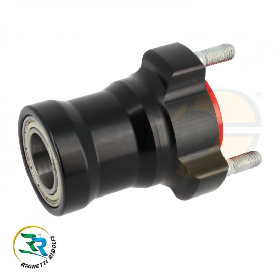 Bild 2 - front wheel hub aluminium 75mm   25mm  black anodized