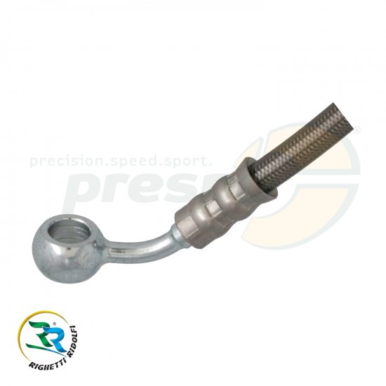 Bild 3 - stainless brake pipe with connecting for hole screws  length: 82cm