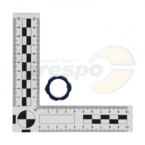 Bild 2 - bushing for steering column    blue anodized