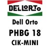 carburetor Dell Orto PHBG 18 (CIK-Mini)