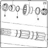 gear shaft KZ 10B
