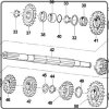 gear shaft KZ 10