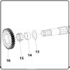 gear shaft KZ R1