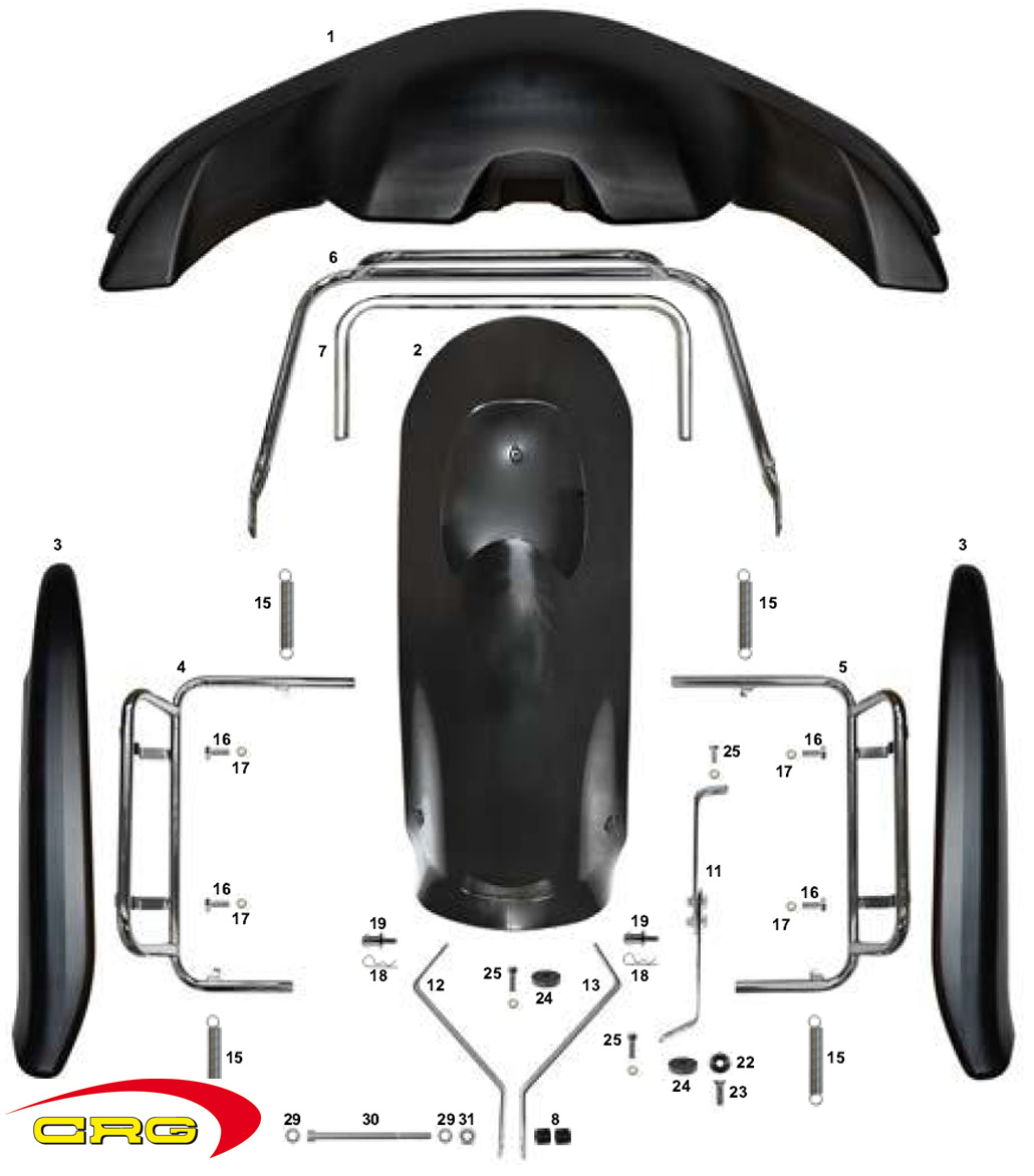 Bodywork Bodyworks CRG,bodywork CRG 507-508-509