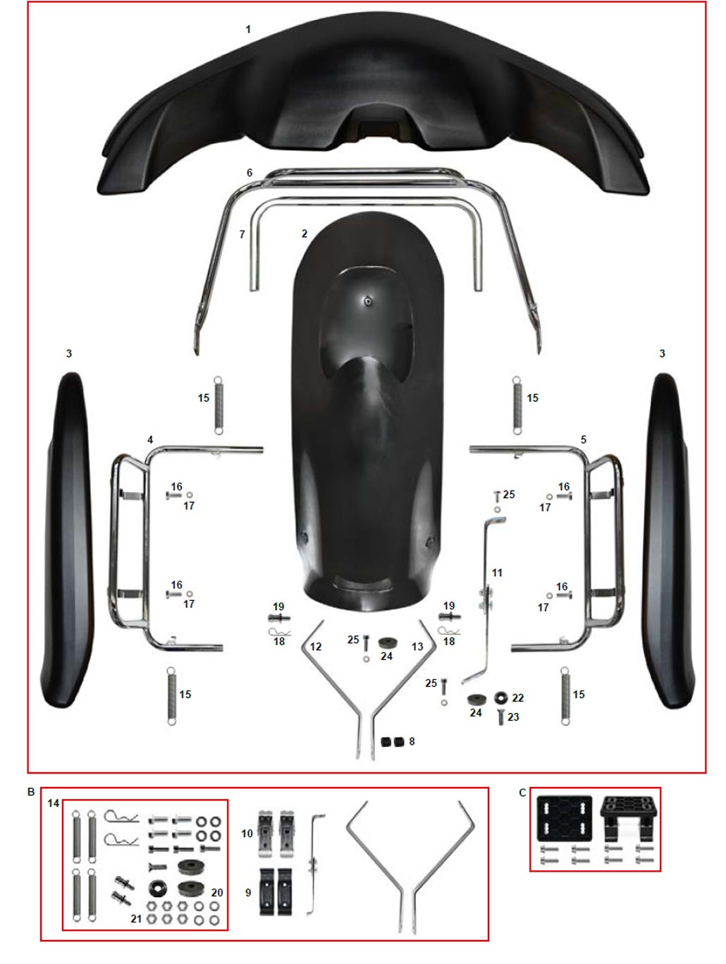 Bodywork CRG 507 & CRG 508 Prespo stands for karting