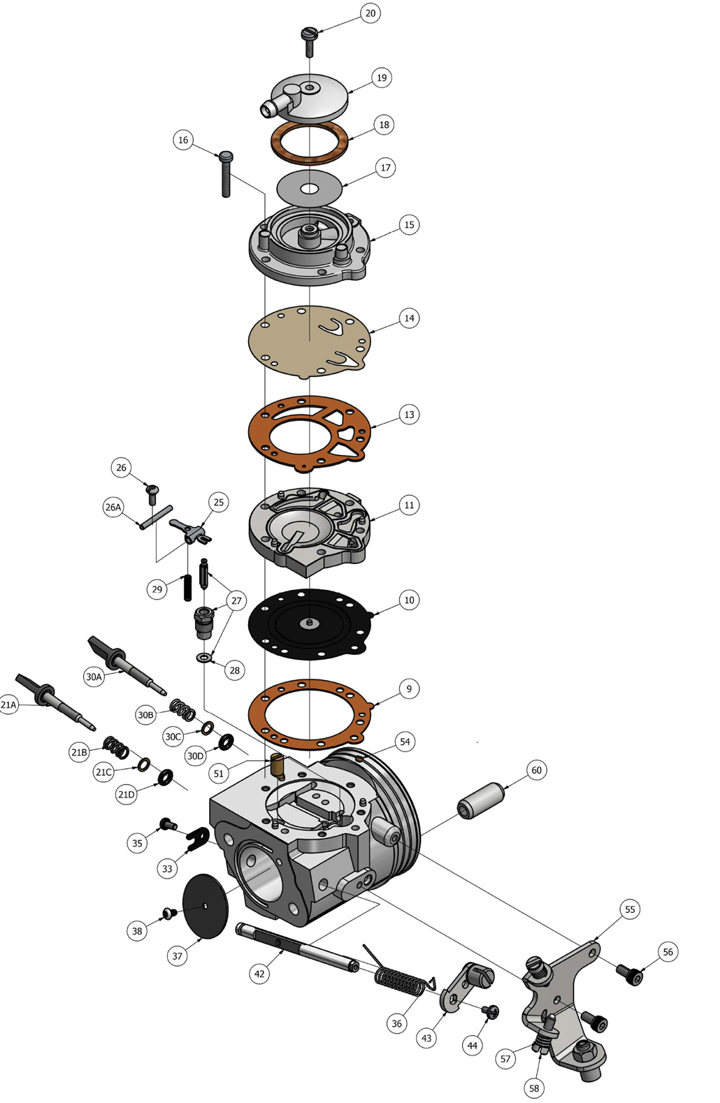 engine accessories carburettor,Tillotson HW 27A