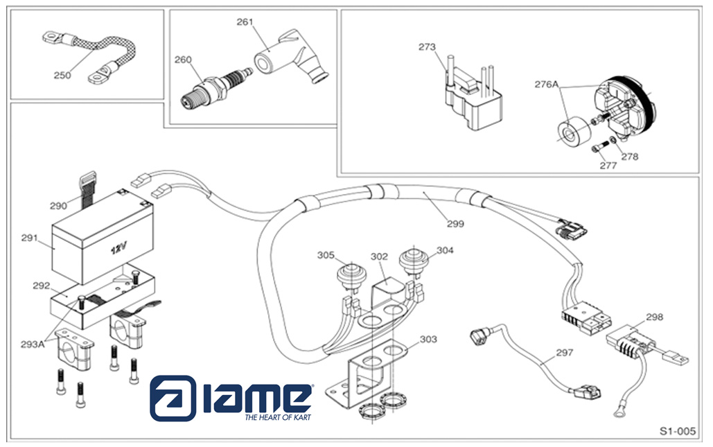 engines IAME spare parts IAME S125,electric IAME S125