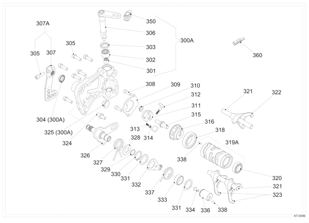 engines IAME spare parts IAME Super X30 SHIFTER,selector group IAME X30 SUPER SHIFTER