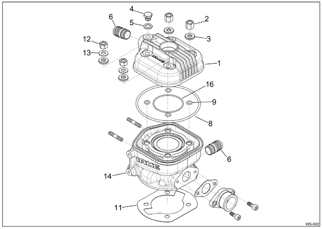 engines IAME spare parts IAME Water Swift,cylinder IAME Water Swift