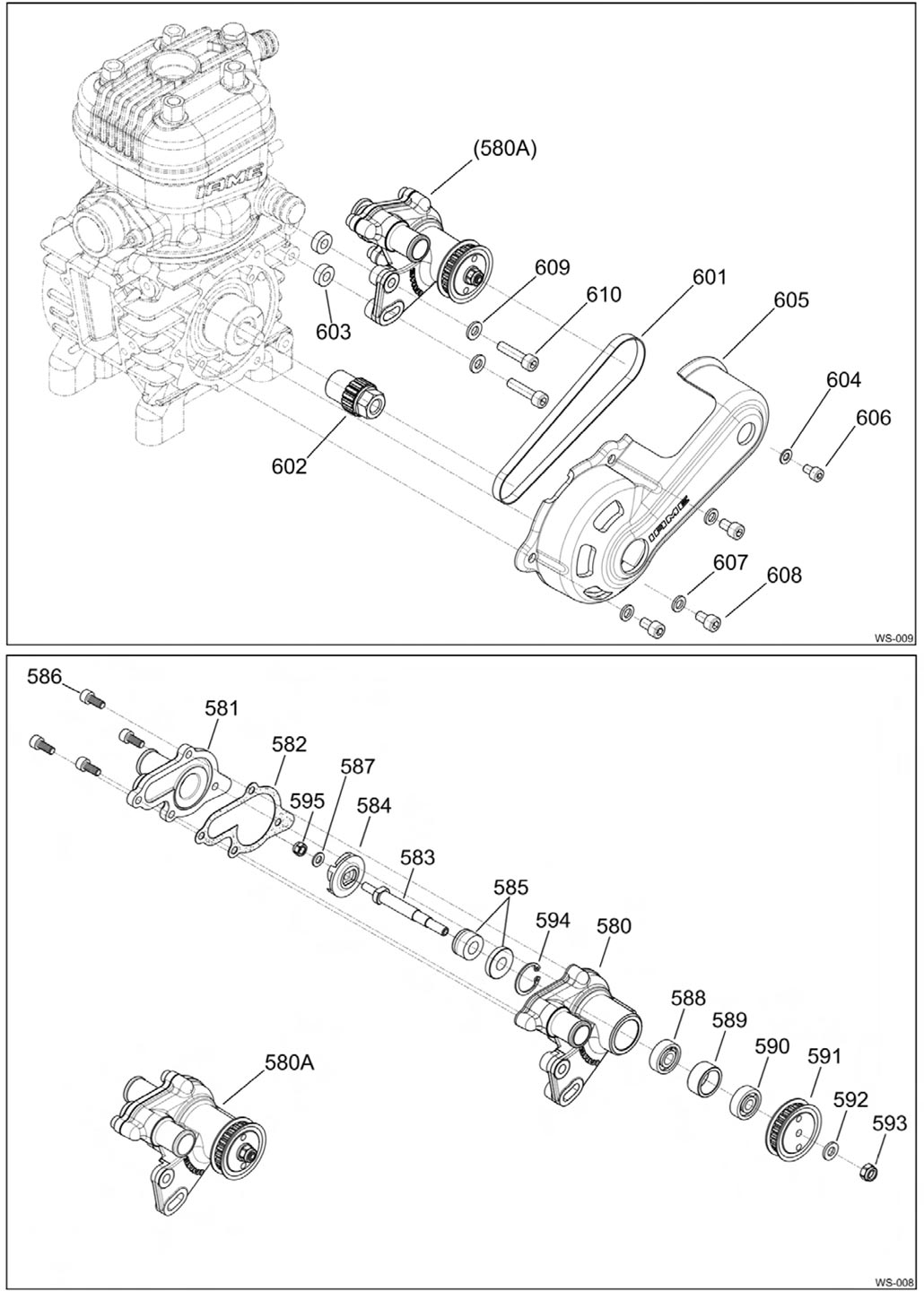 engines IAME spare parts IAME Water Swift,water pump Water Swift