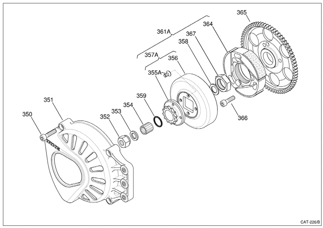 engines IAME spare parts IAME X 30,clutch X 30