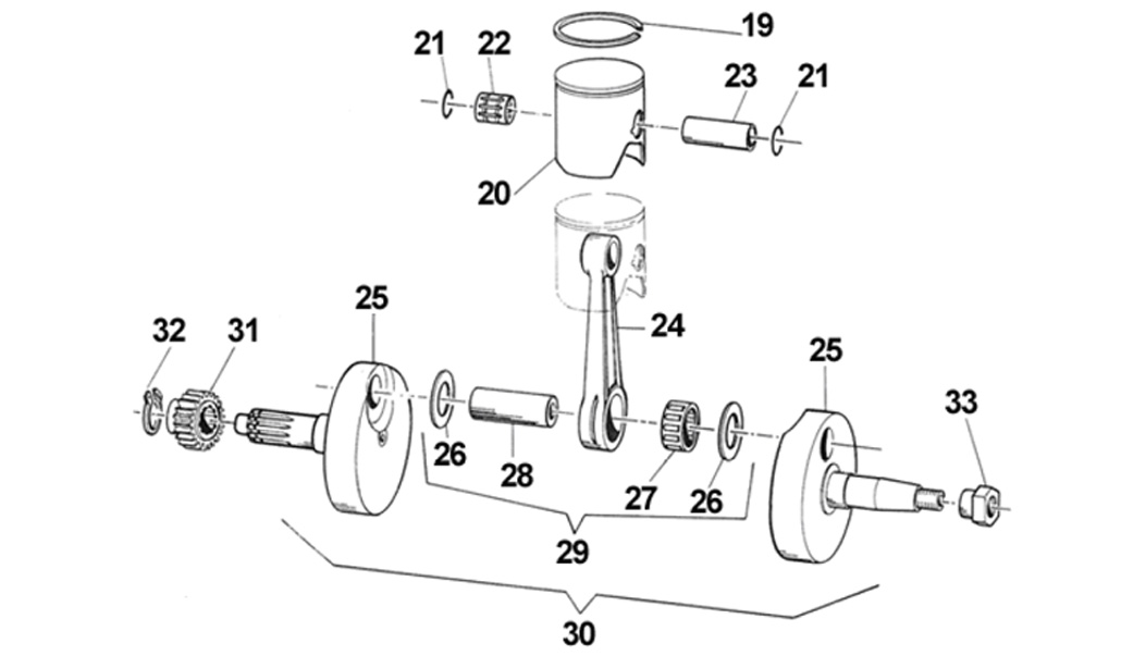 engines TM spare parts K 9C,crankshaft K 9C