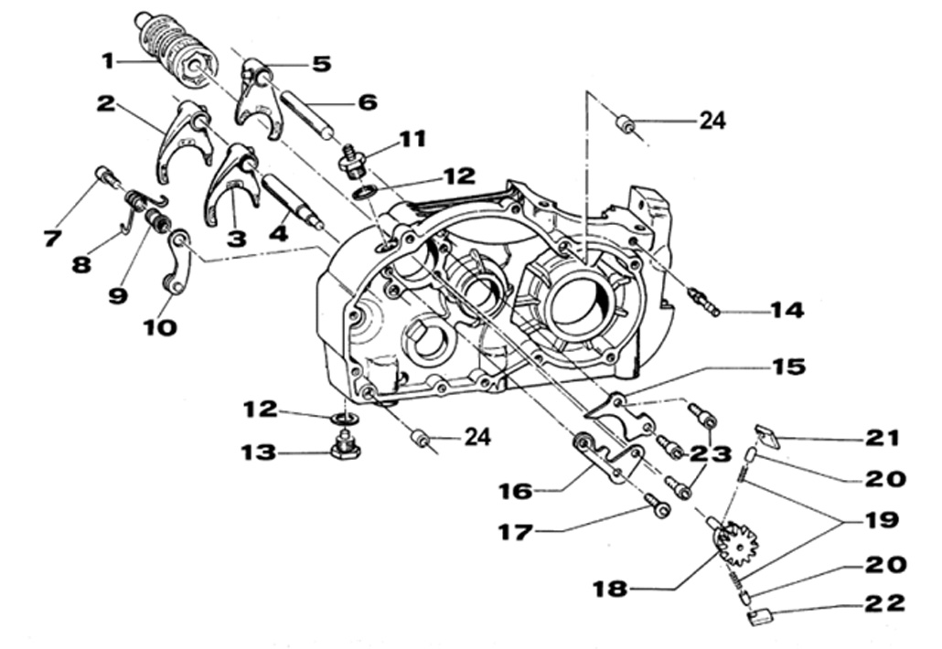engines TM spare parts K 9C,shifting group K 9C