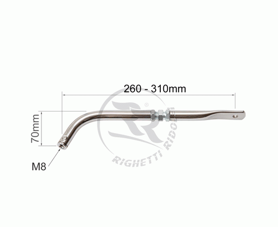 Bild 1 - extra support for seat adjustable with bent 70mm