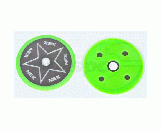 Bild 1 - steel washer   NEK     : 60mm  green-rubberized