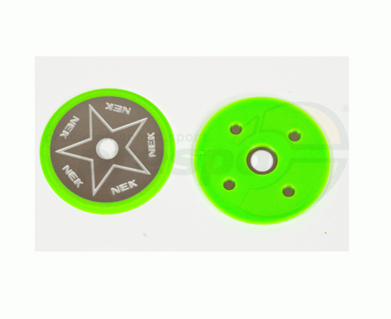 Bild 1 - steel washer   NEK     : 53mm  green-rubberized