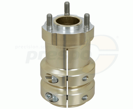 Bild 1 - rear hub 50x115mm   colour: magnesium anodized