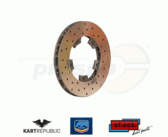 Bild 1 - brake disc rear  KR/FA-KART  model: EL-ZET
