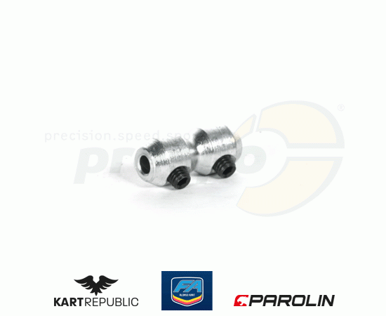 Bild 1 - clamp for safety cable brake rod  KR/FA-KART    system: PAROLIN