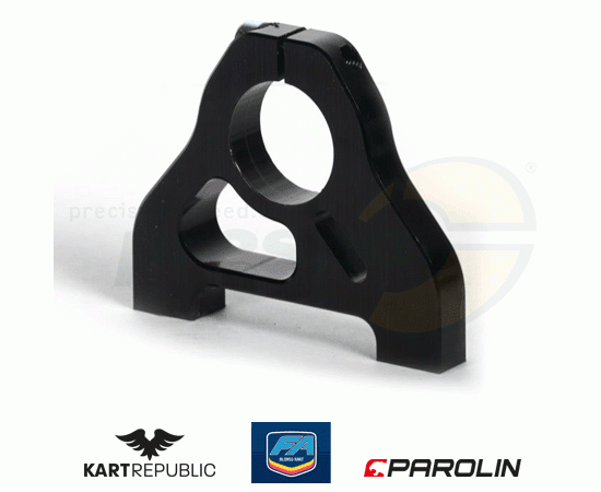 Bild 1 - mounting plate for brake caliper ''KZ'' front-right  KR/FA-KART  model: PAROLIN