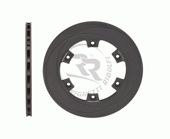 Bild 1 - rear self ventilated brake disc 210 x 12mm (4 cleaning channels)