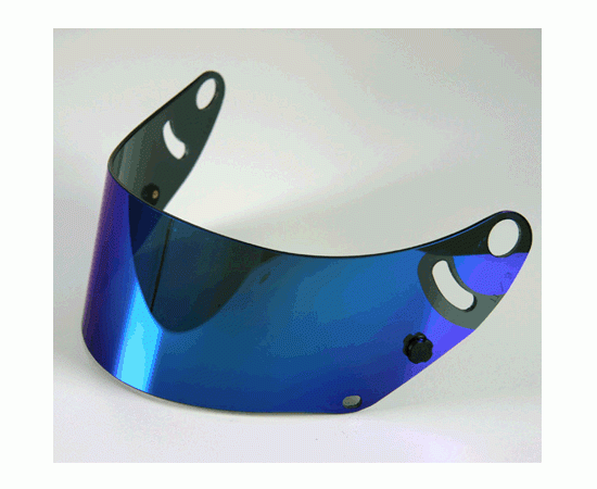 Bild 1 - visor for  helmet ARAI      type: serie-6    blue mirror effect