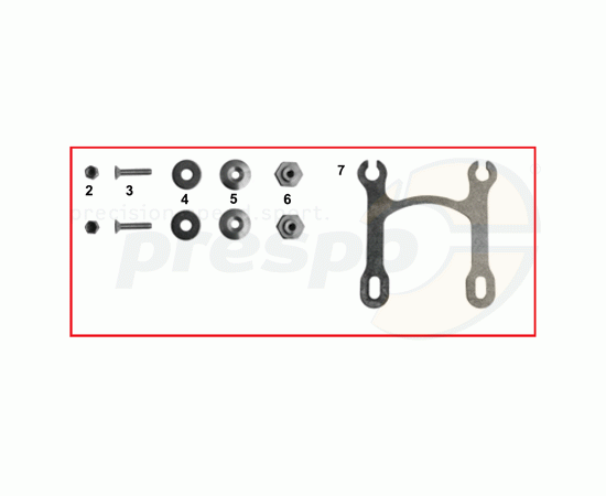 Bild 1 - mounting kit for chain guard CRG 2018  MINI