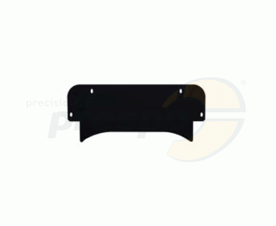 Bild 1 - base plate CRG  for chassis extension  black anodized