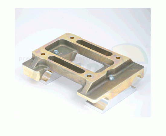 Bild 1 -  engine mount magnesium 30 x 90mm complete with holes IAME flat type 0