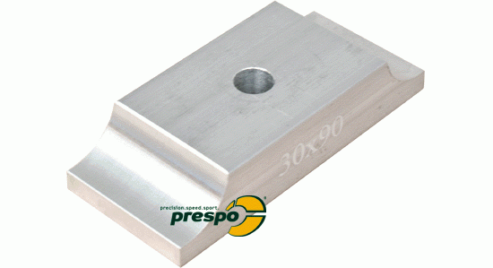 Bild 1 - lower bracket engine mount  (short type)   30 x 92mm  silver anodized