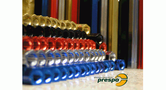 Bild 1 - tie rod hexagonal  M 8   gold anodized