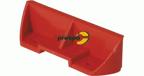 Bild 1 - feet support standard  red  (per each)