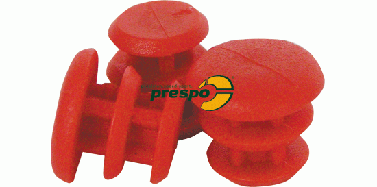 Bild 1 - cap for pedal pipe  red  (12mm)