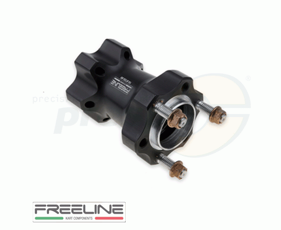 Bild 1 - hub for wheel front  KZ  FREE-LINE   complete HQ  length: 85mm