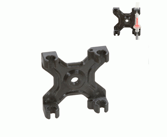 Bild 1 - support plate for petrol pipe  double version
