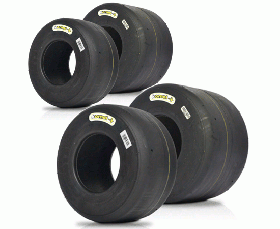 Bild 1 - -set of tires K1D-M    Dimension: 4.00/5.00-5  MINI-KART