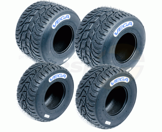 Bild 1 - -set of tires  Vega W6 (WET)       dimension: 4.20/6.00-5  CIK 2024-2026