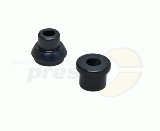 Bild 1 - support for rear bumper fixing black anodized  (in- + outside)