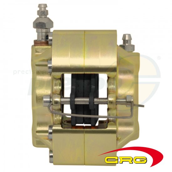 Bild 1 - pic B brake caliper V09-V11 front right side complete  gold anodized