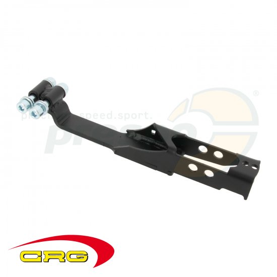 Bild 1 - back control aluminium pedal  CRG  (brake side) - black anodized