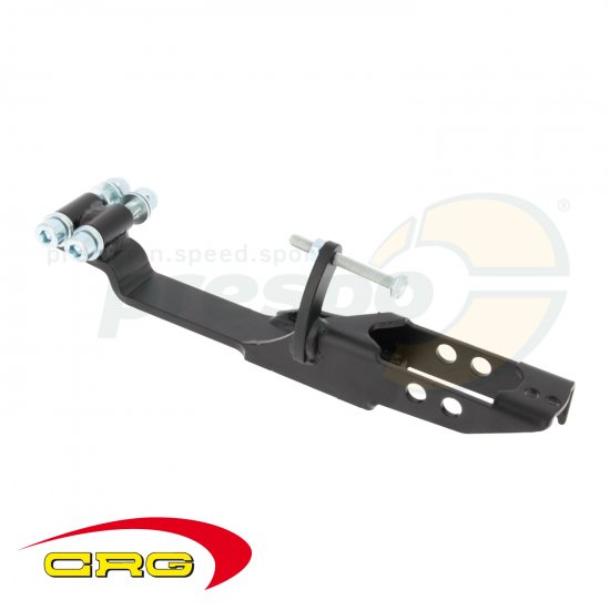 Bild 1 - back control aluminium pedal  CRG  (accelerator side) - black anodized