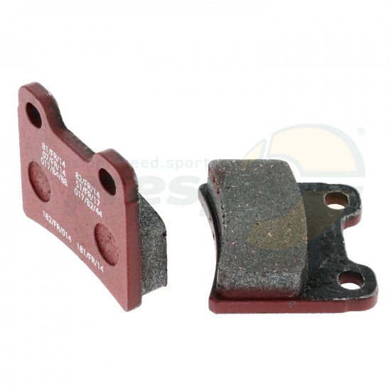 Bild 1 - set of brake pads  KR/FA-KART   type: KZ-rear     model: soft