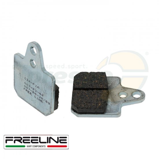 Bild 1 - set of brake pads FREE-LINE   RR-125    40x38mm  color: silver